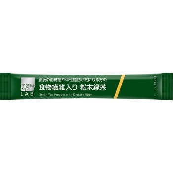 마츠키요 LAB 혈당치·중성지방이 걱정되는 분을 위한 식이섬유 함유 분말 녹차 50개