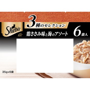 시바 리치 플레이크 닭 안심살맛과 바다 어소트 35g×6 마스 재팬 리미티드