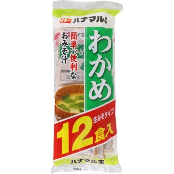 하나마루키 즉석 생된장 된장국 미역 12식