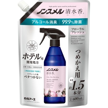 논스멜 시미즈 향 플로럴 프레쉬 리필 600ml 시로모토아스