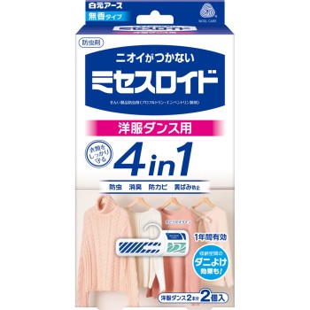 미세스로이드 옷장용 1년 방충 2개 시라모토어스