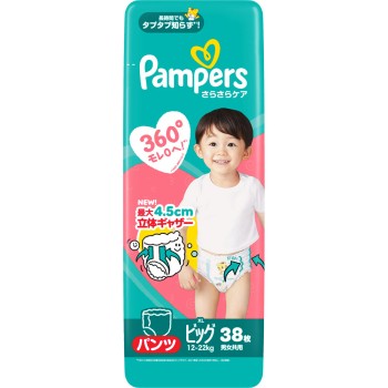 팸퍼스 보송보송 케어 팬츠 빅 슈퍼 점보 38매 P&G 재팬