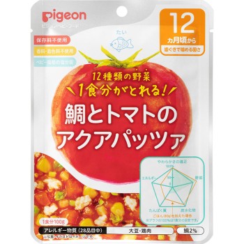 식육 레시피 채소 도미와 토마토 아쿠아파차 100g 피죤