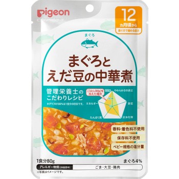 식육 레시피 참치와 풋콩의 중화 조림 80g 피죤
