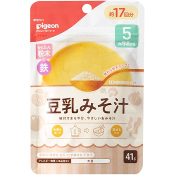 간편 분말＋철분 두유 미소국 41g 피죤