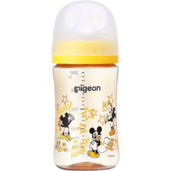 모유실감 젖병 플라스틱 Disney 240ml 피죤