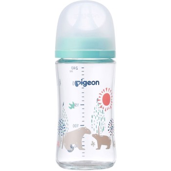 모유실감 젖병 내열유리 Bear 240ml 피죤