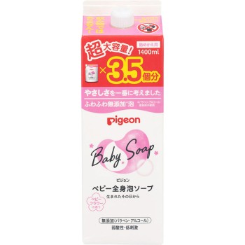 전신 거품 솝 플라워 3.5회분 1400ml 피죤