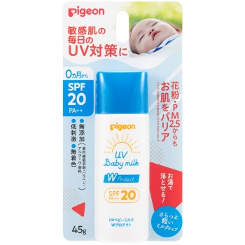 UV 베이비 밀크 W 프로텍트 SPF20 45g 피죤
