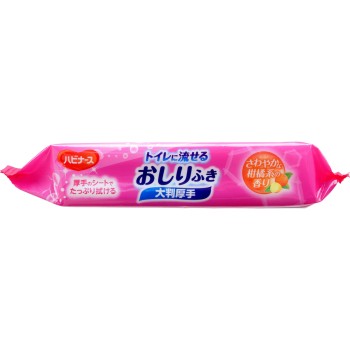 하비나스 화장실에 흘려보내는 엉덩이 닦기 대형 두꺼운 40매 피죤