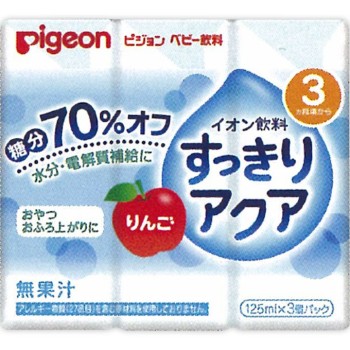 산뜻 아쿠아 사과 125ml 3개 피죤