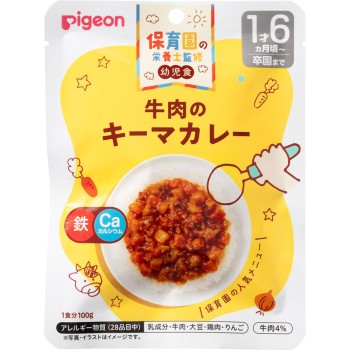 어린이집 영양사 감수 유아식 소고기 키마 카레 100g 피죤