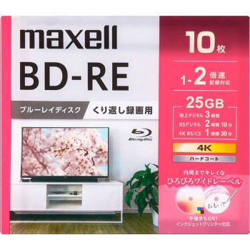 맥셀 BD-RE SL BEV25WPG 10매