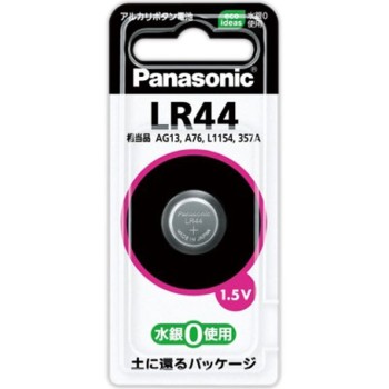 알카리 버튼전지 LR44P 파나소닉