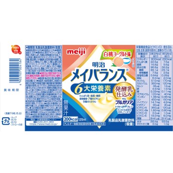 메이바란스 백도 요구르트맛 125ml 메이지(구 메이지유업)