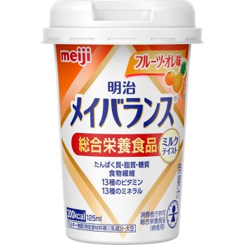 메이바란스Mini컵 프루츠오레맛 125ml 메이지(구메이지유업)