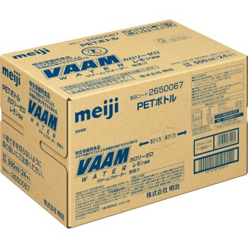 VAAM 스마트핏 워터 레몬 케이스 500ml×24