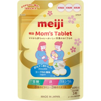 Mom's Tablet(맘즈 태블릿) 요거트 풍미 60g 메이지(구 메이지 유업)