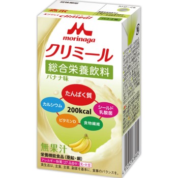 엔조이 크리밀 바나나 맛 케이스 125ml×24개 모리나가유업