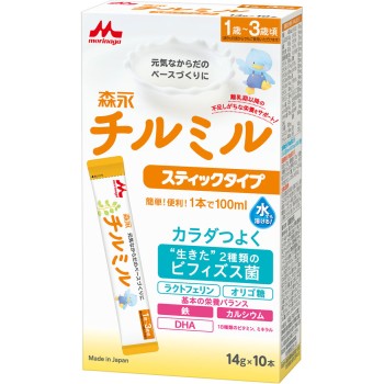 모리나가 치루미루 스틱 팩 14g×10개 모리나가 유업