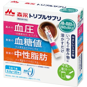 트리플 서플리 부드러운 밀크맛 6.8g×20포 모리나가 유업