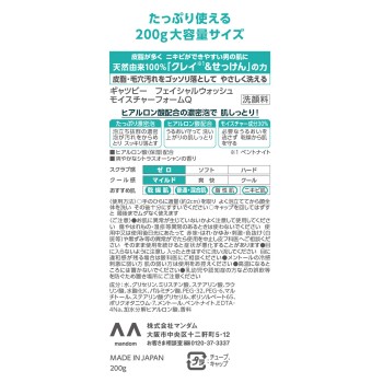 GB 페이셜 W 모이스처 폼 대용량 200g 만담