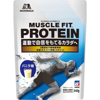 위더 머슬핏 프로테인 바닐라맛 340g 모리나가제과