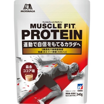 위더 머슬핏 프로틴 코코아맛 340g 모리나가제과