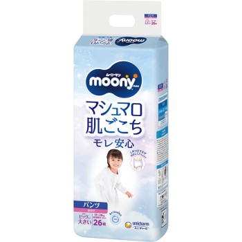 무니맨 여아용 빅보다 큰 사이즈 26매 유니참
