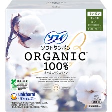 소피 소프트 탐폰 오가닉 100% 슈퍼 27개 유니참