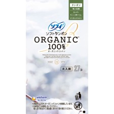 소피 소프트 탐폰 오가닉 100% 슈퍼 27개 유니참