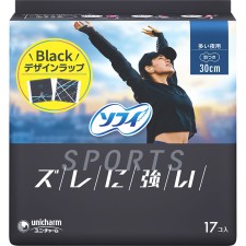 소피 SPORTS 300 날개 있음 17매 유니참