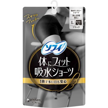 소피 몸에 피트되는 흡수 쇼츠 L 유니참
