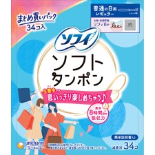 소피 소프트 탐폰 레귤러 34개 유니참