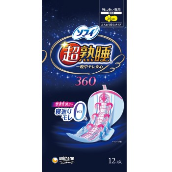 소피 초숙면 가드 360 12매 유니참