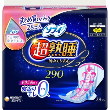소피 초숙면 가드 290 28매 유니참