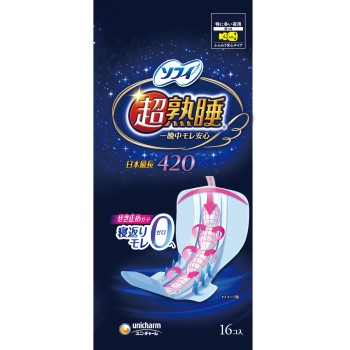 소피 초숙면 가드 와이드 G420 16매 유니참