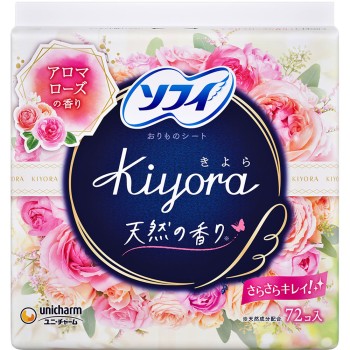 소피 Kiyora 부드러운 로즈 72매 유니참