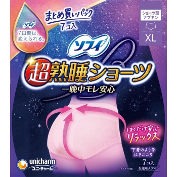 소피 초숙면 쇼츠 XL 7매 유니참