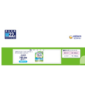 라이프리 팬티 타입 초얇은 속옷 느낌 팬티 M 사이즈 4회 흡수 대인용 기저귀 22매 유니참