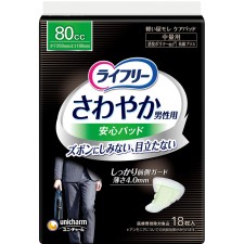 라이프리 상쾌 패드 남성용 중등량 18매 유니참