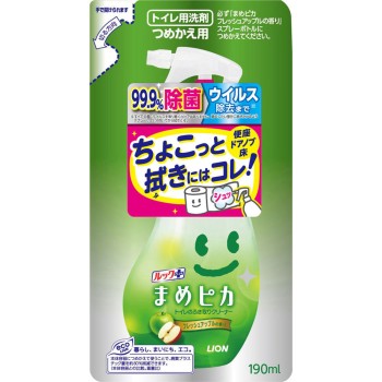 룩 플러스 마메피카 화장실용 세제 화장실 닦기 클리너 리필 190ml 라이온