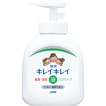 키레이키레이 약용 액체 핸드솝 펌프 250ml 라이온 (의약외품)