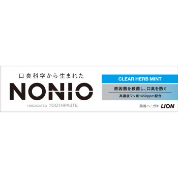 NONIO (노니오) 치약 클리어 허브 민트 치약 30g 라이온