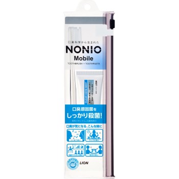 NONIO Mobile 휴대용 치약·칫솔 세트 트래블 세트 1개+30g 라이온