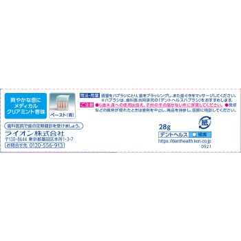 덴트 헬스 약용 치약 구취 블록 28g 라이온