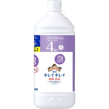 키레이 키레이 폼 핸드솝 플로럴 리필 특대 800ml 라이온