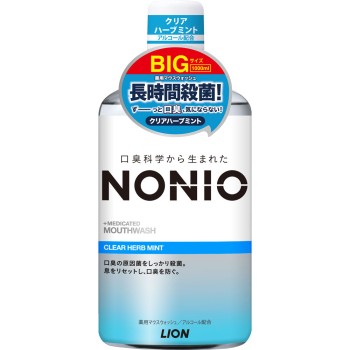 NONIO 마우스워시 클리어 허브 민트 구강 세정액 1000ml 라이온