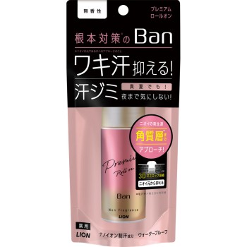 Ban 땀 블록 프리미엄 골드 라벨 무향성 40ml 라이온 (의약외품)