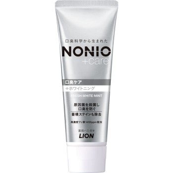 NONIO(노니오) 플러스 화이트닝 치마개 치약 130g 라이온